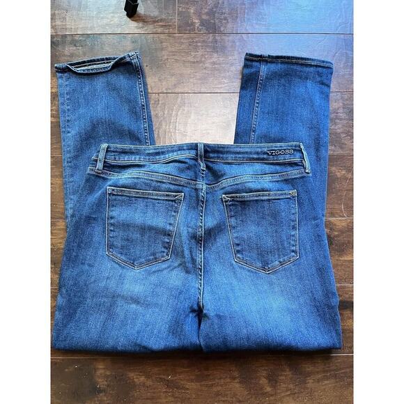 Vigoss Marley Straight Womens Casual Stretch Blue Jean Size 16 - Picture 7 of 7